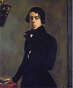 Theodore Chasseriau portrait oil on canvas